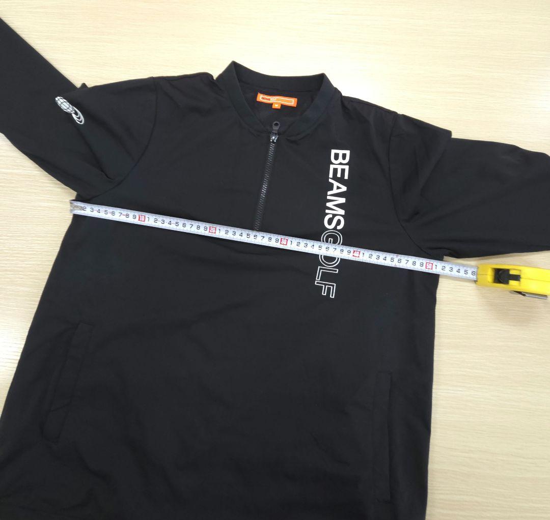 90. BEAMSGOLF ハーフジップ防風撥水ピステ