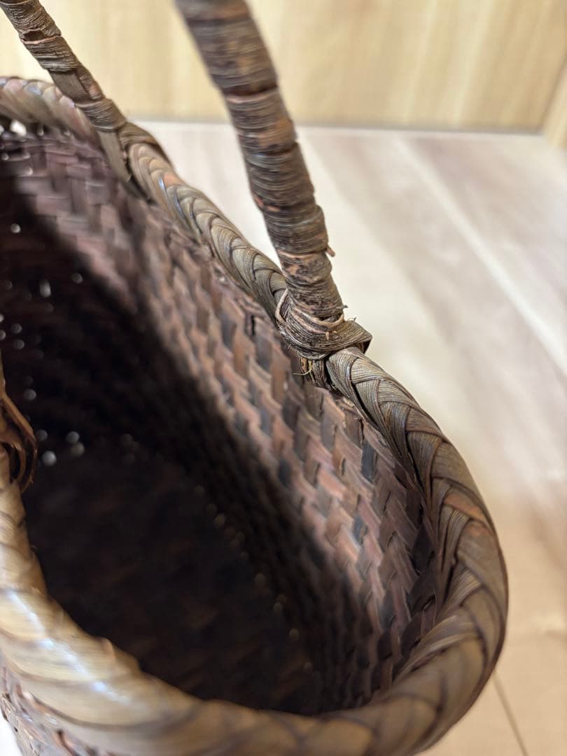 まっこ 山葡萄（山ぶどう）かごバッグ　カゴバッグ　籠バッグ