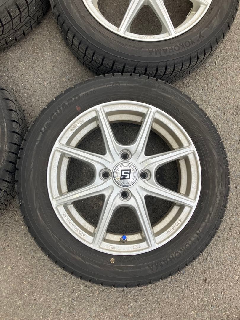 14インチ 冬タイヤアルミセット ヨコハマタイヤ155/65R14軽自動車送料込