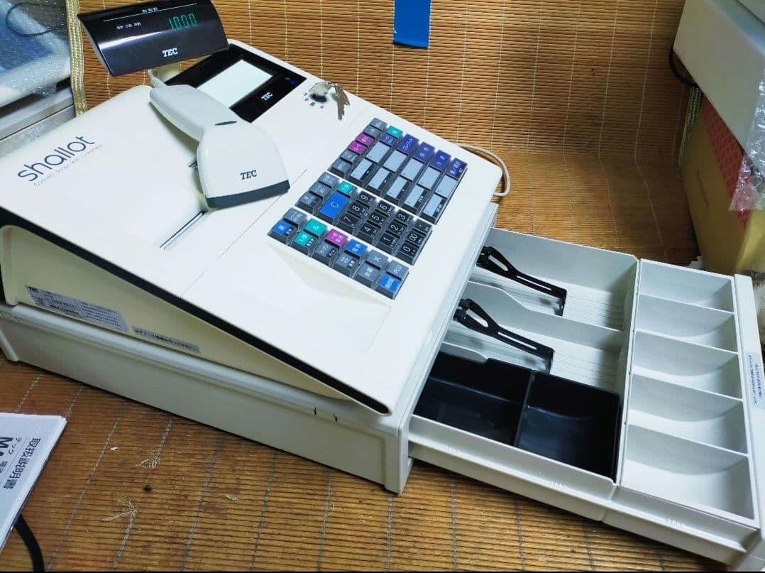 テックレジスターMA-700　設定無料　現行機種　121620 スキャナーセット