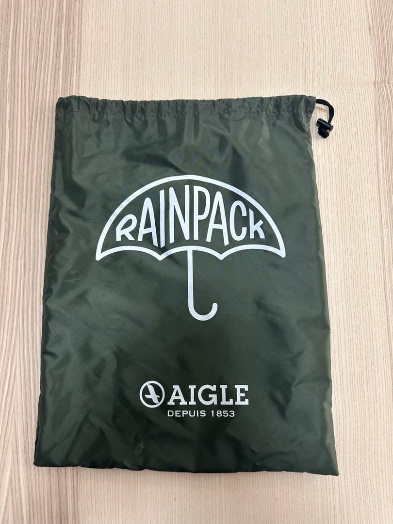 【AIGLE】レインブーツ ブラック レースアップ ロング長靴 ミスマリオン