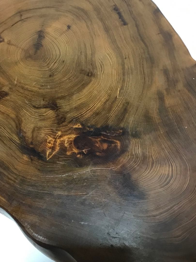 屋久杉 花台 飾り台 盆栽台 置物台　不定形