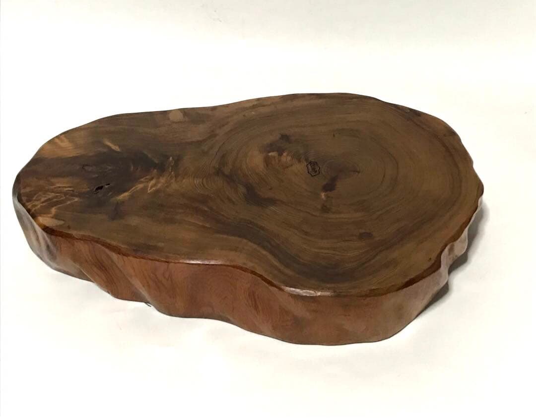 屋久杉 花台 飾り台 盆栽台 置物台　不定形