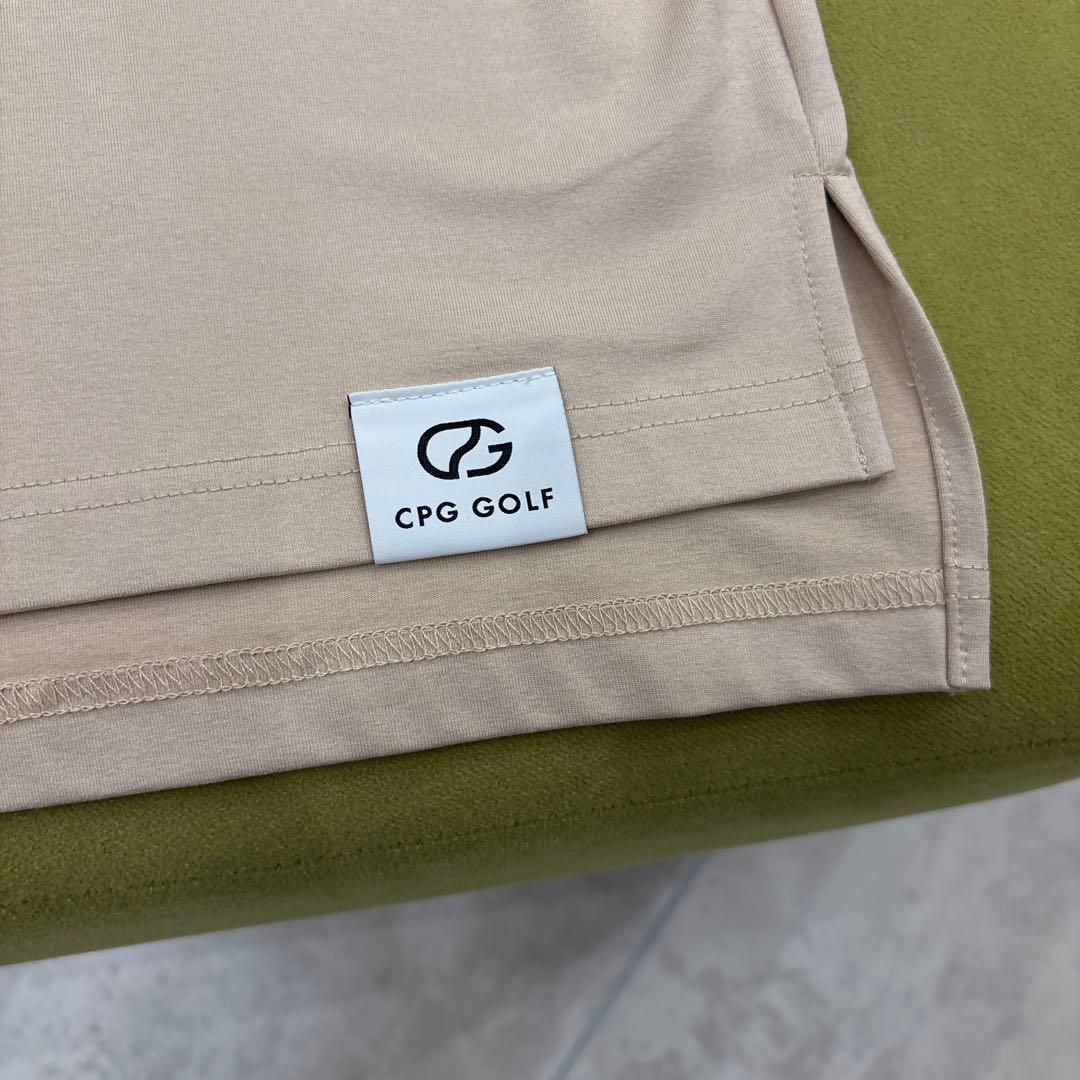 CPG GOLF ベージュ ポロシャツ