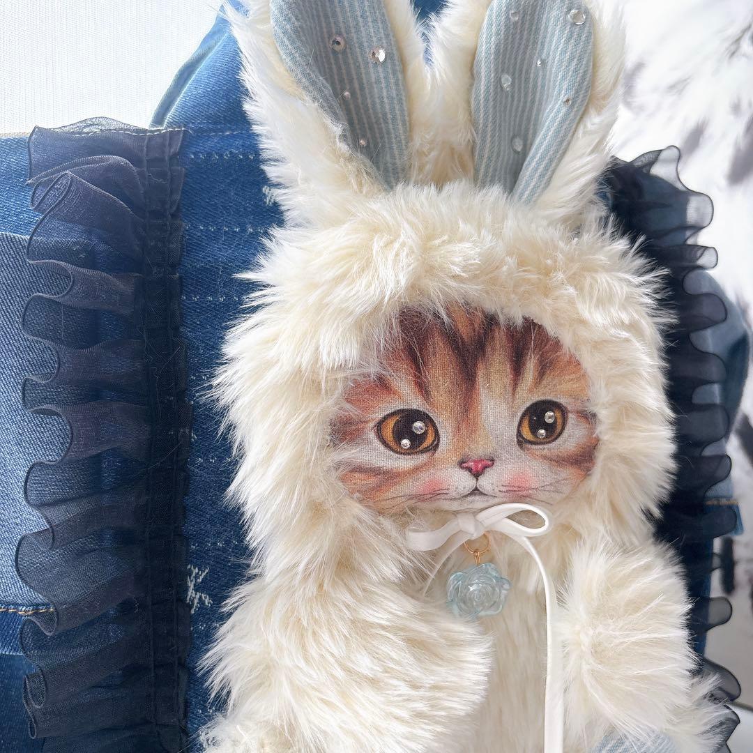 t*い様 コヤンイサムチョン　トートバッグ　マロン　デニム