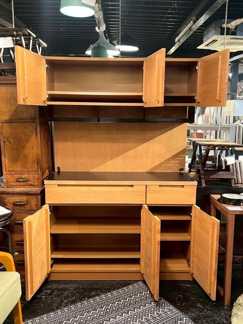 unico ウニコ ワイス キッチンボード カップボード 食器棚 北欧ナチュラル