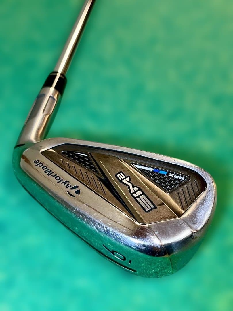 【TaylorMade　SIM2　MAX　アイアン　KBS-S　5本セット】中古