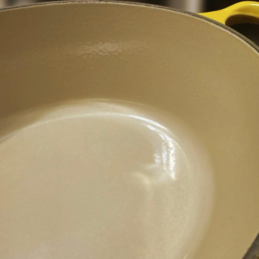 ルクルーゼ ココットオーバル 25cm ディジョンイエロー