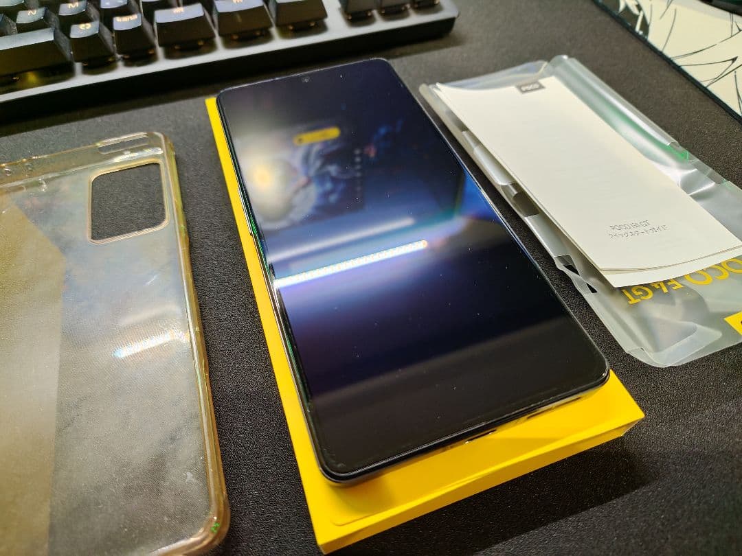 POCO F4 GT イエロー 本体 元箱付き(8GB/128GB)日本国内版