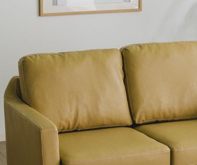 コンパクトサイズ ＰＶＣ２人掛けソファ 合成皮革 ラブソファ モダン（1025）