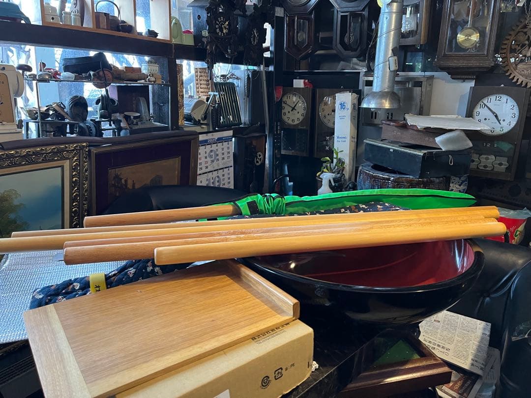 えーいち様 蕎麦打ち道具、 蕎麦打ちのし棒、 のし棒、 めん棒 麺棒布ケース付き