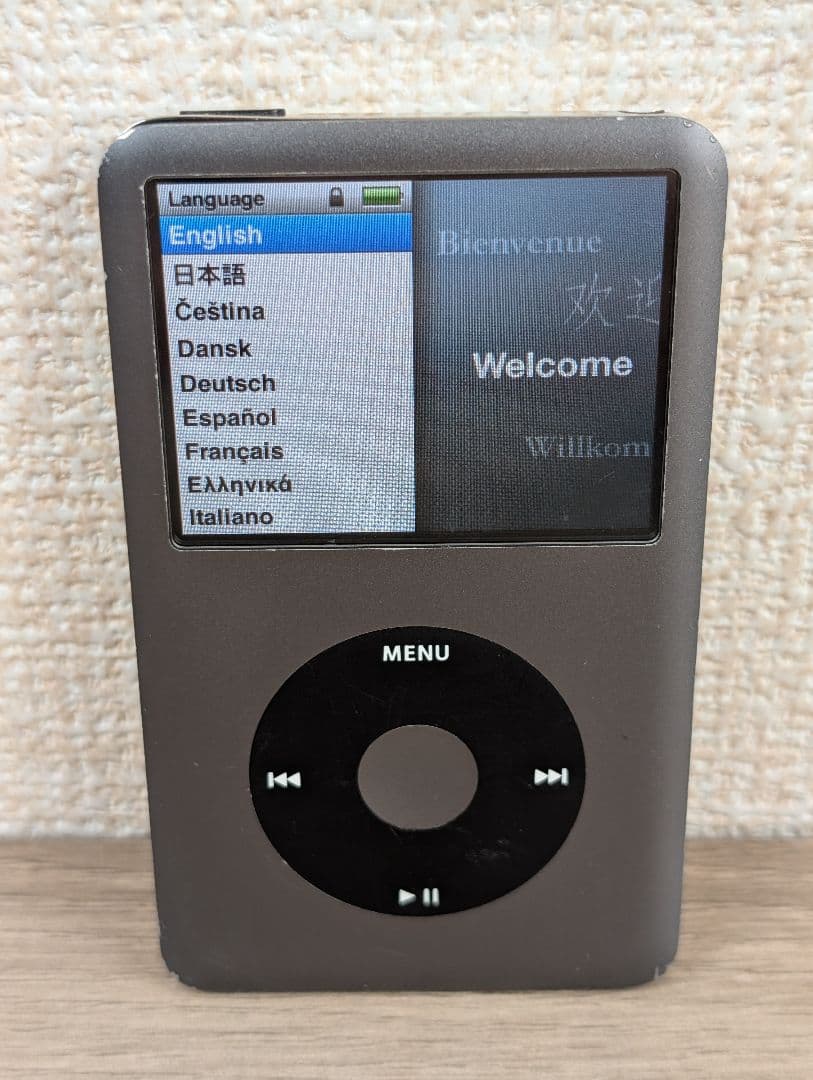 最終型 iPod classic 160GB ブラック MC297J/A 動作◎