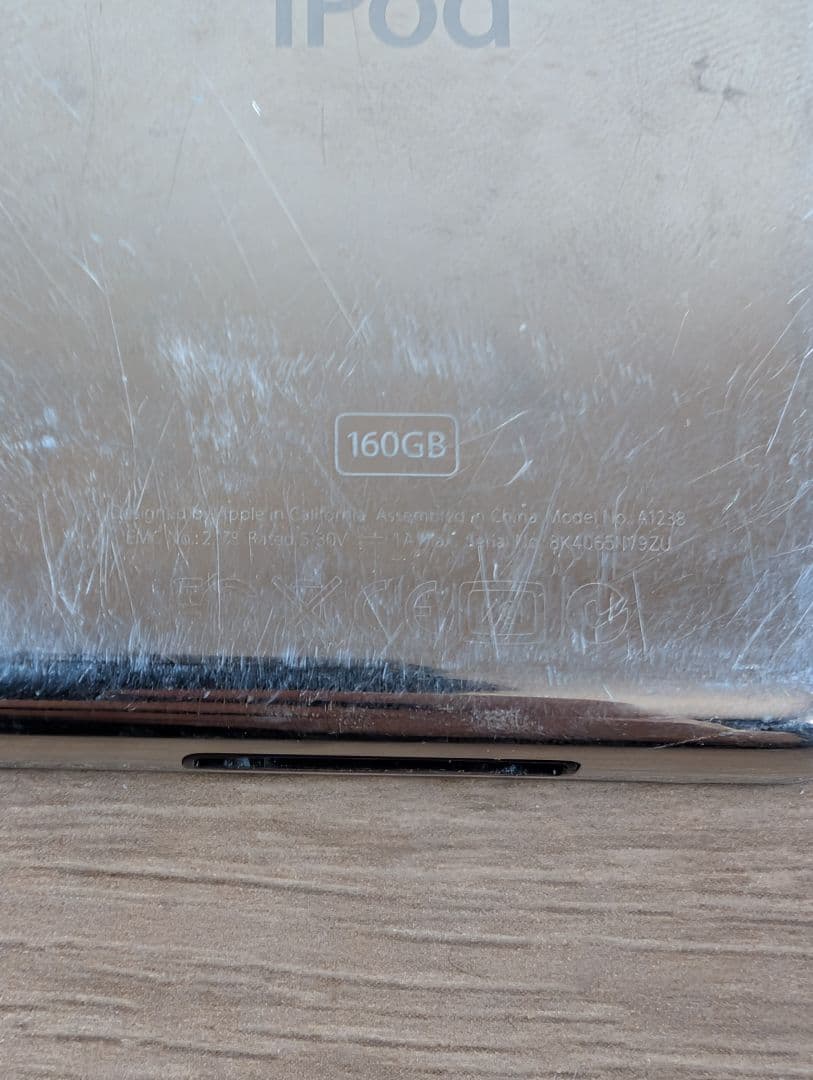 最終型 iPod classic 160GB ブラック MC297J/A 動作◎