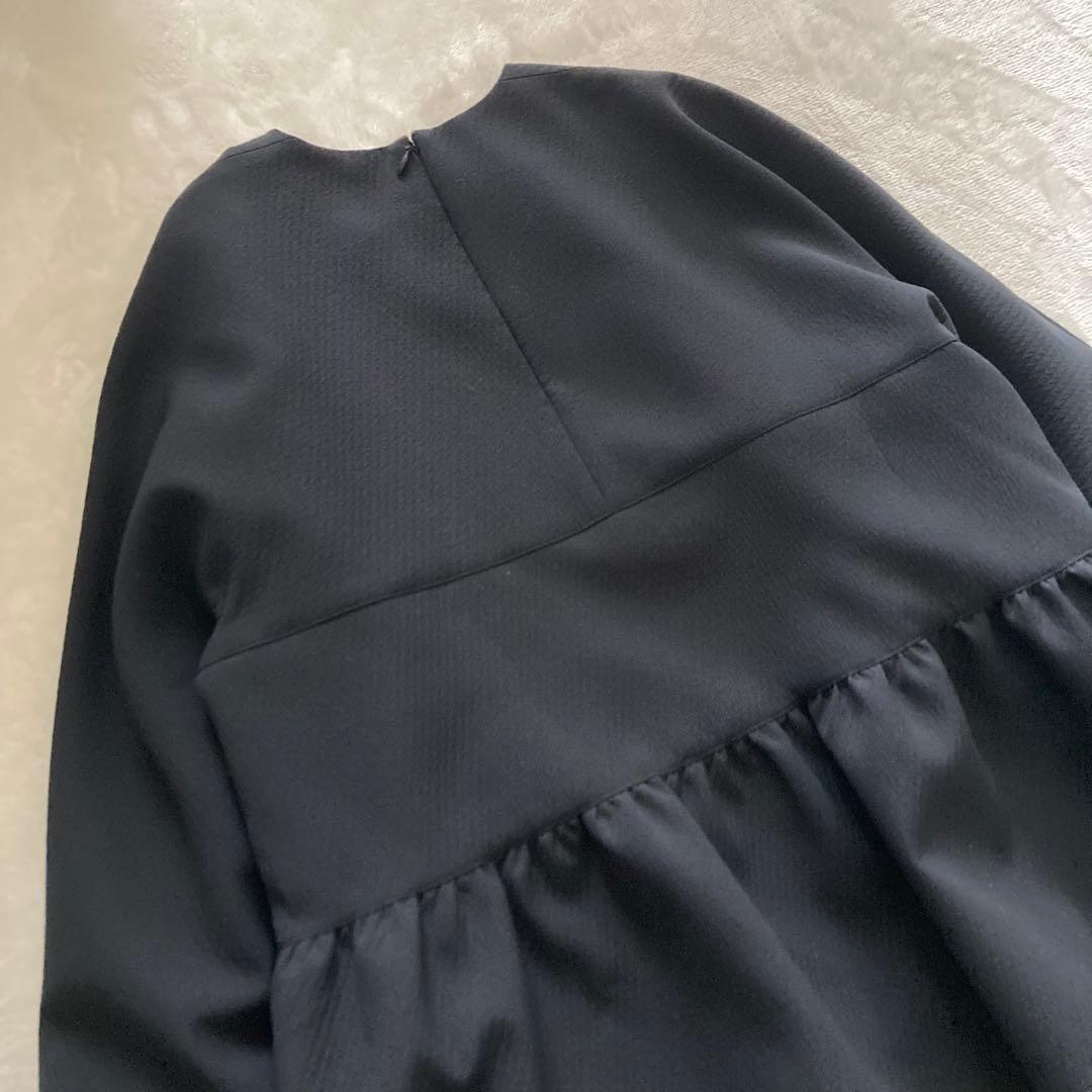 【美品】Ballsey定価2.3万 2023AW ペプラムブラウス ブラック