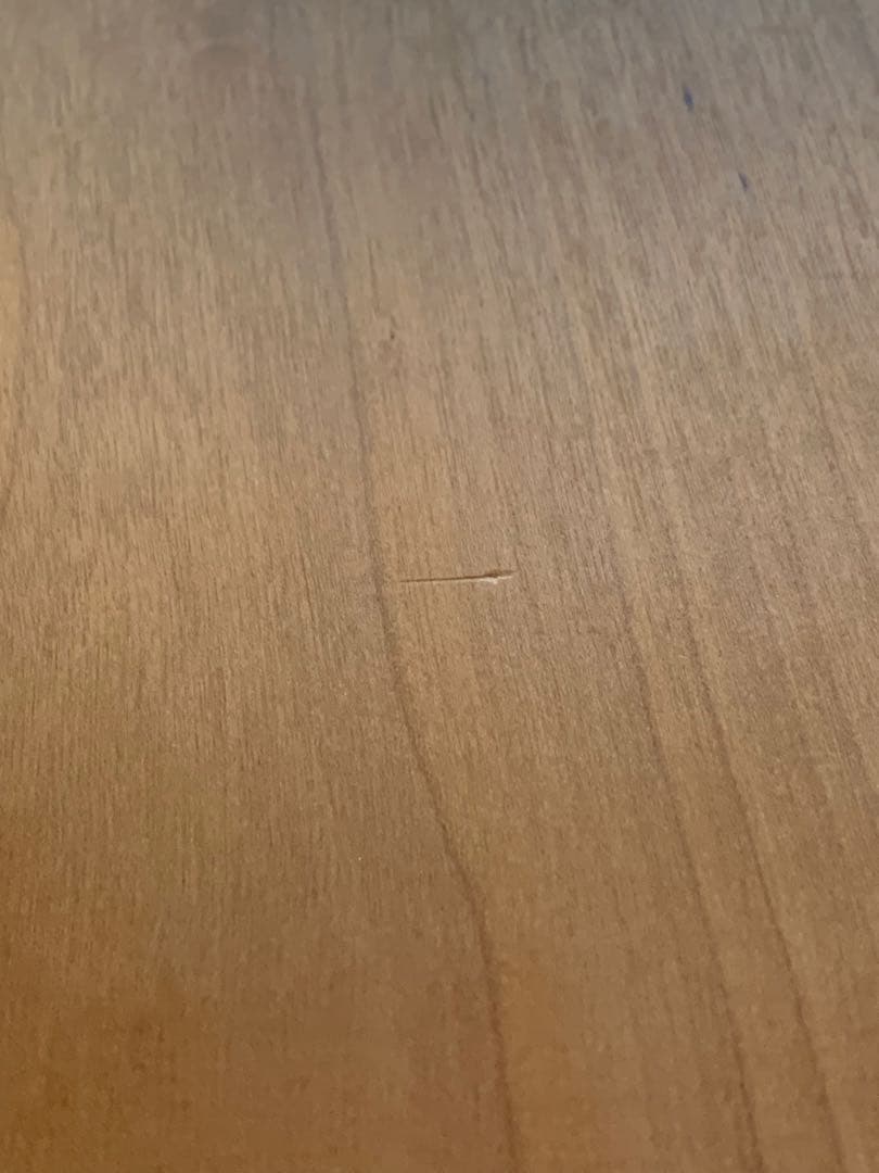 無垢材 デスク 幅120cm 木製 アイアン脚 引き出し付き パソコンデスク