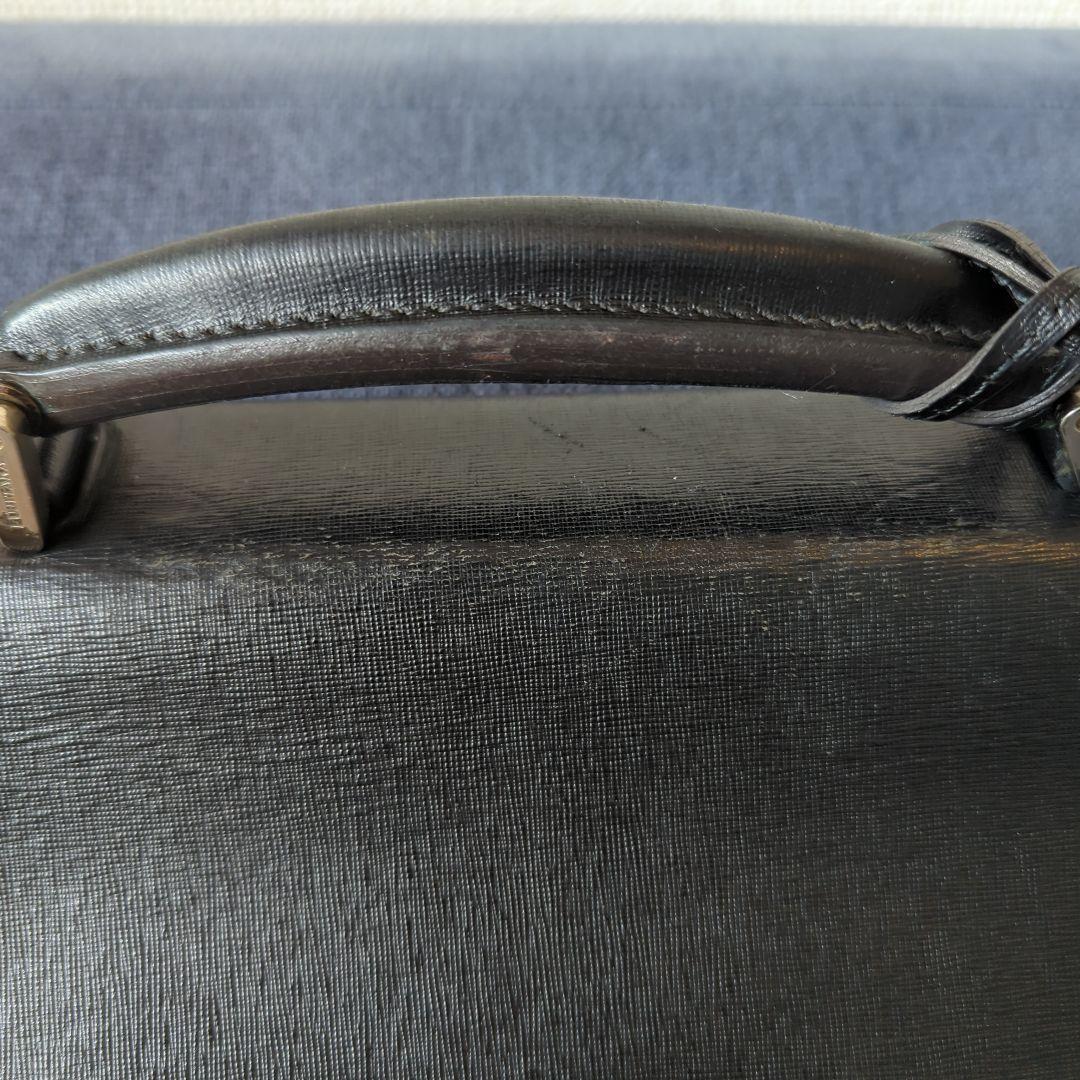 【mi mi 】フジタカ ディアマン レザービジネスバッグ A4 カブセ