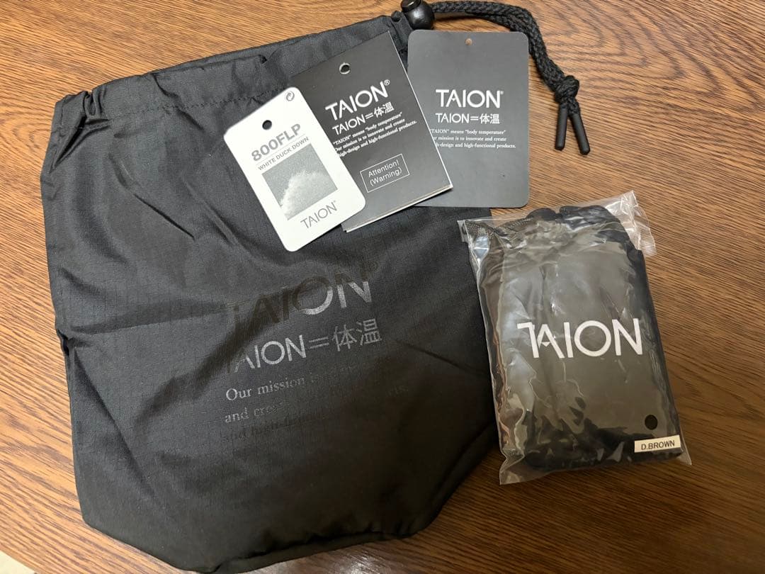 TAION / CR モッズコート（ライナー付属） ブラック(ダークオリーブ)