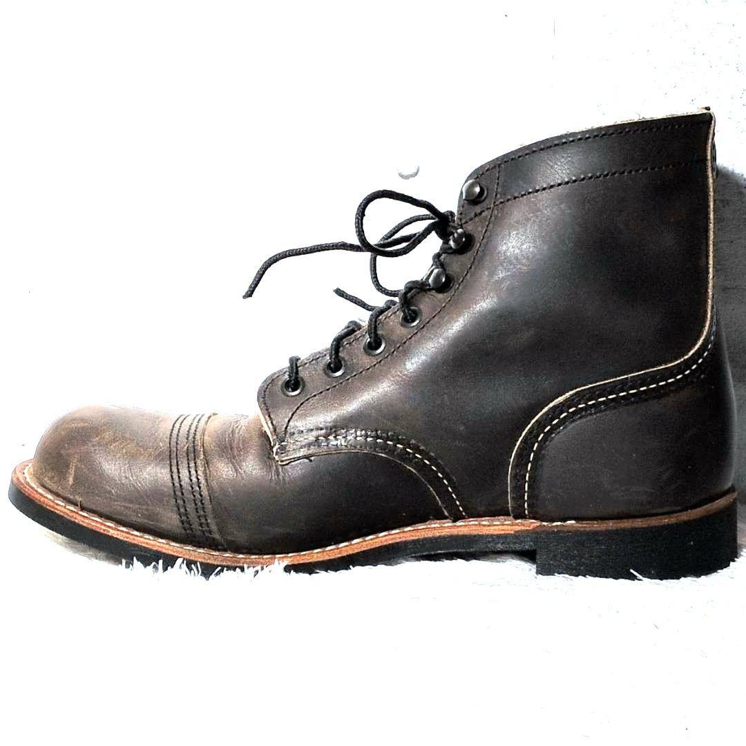 【希少 美品】レッドウィング　アイアンレンジャー　チャコール　8086　8D