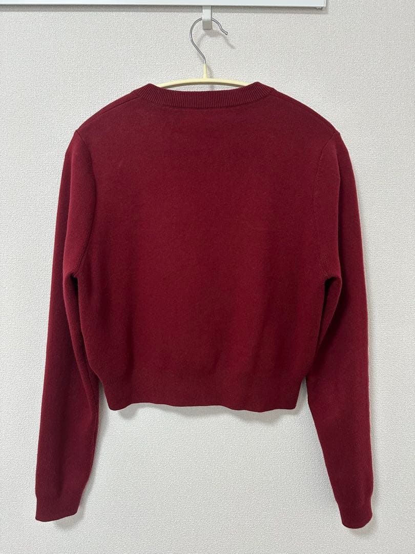 CABAN バーガンディ カーディガン XS