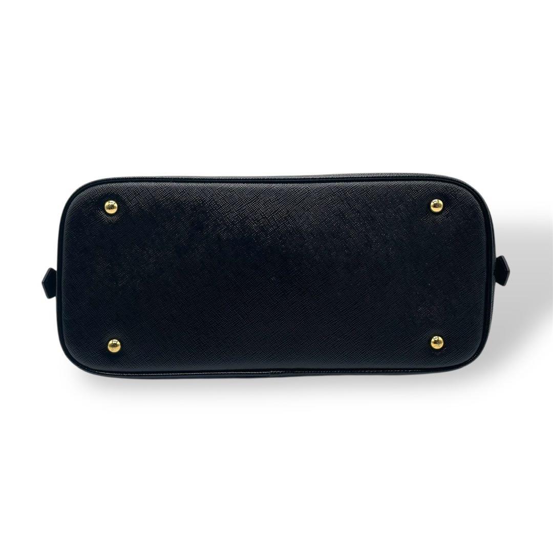 未使用級 サマンサタバサ ハンドバッグ 2way サフィアーノレザー ブラック