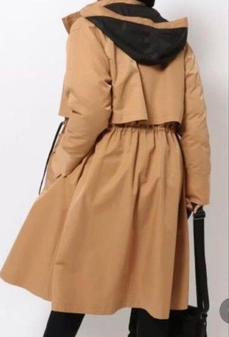 バンヤードストーム ライナーロングフーディ　ベージュ　0　ロングコート