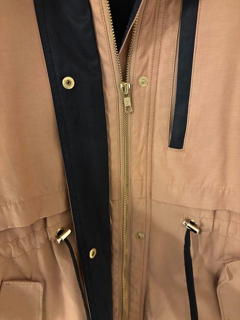 バンヤードストーム ライナーロングフーディ　ベージュ　0　ロングコート