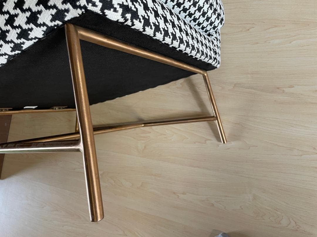 Francfranc AUGEN CHAIR オウゲンチェア 千鳥格子柄