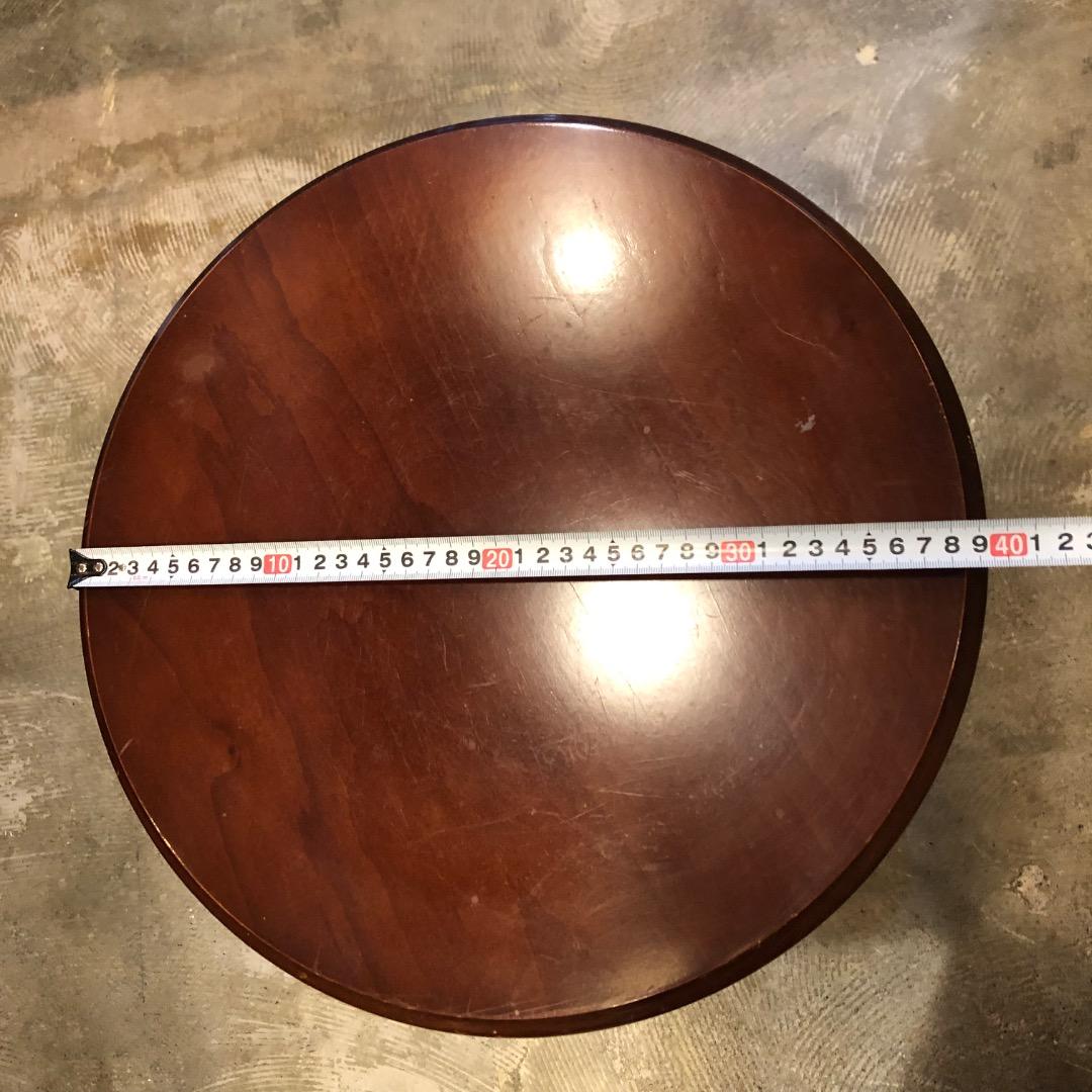 木製ラウンドテーブル　サイドテーブル　クラッシック　ミニテーブル　飾り棚　置台