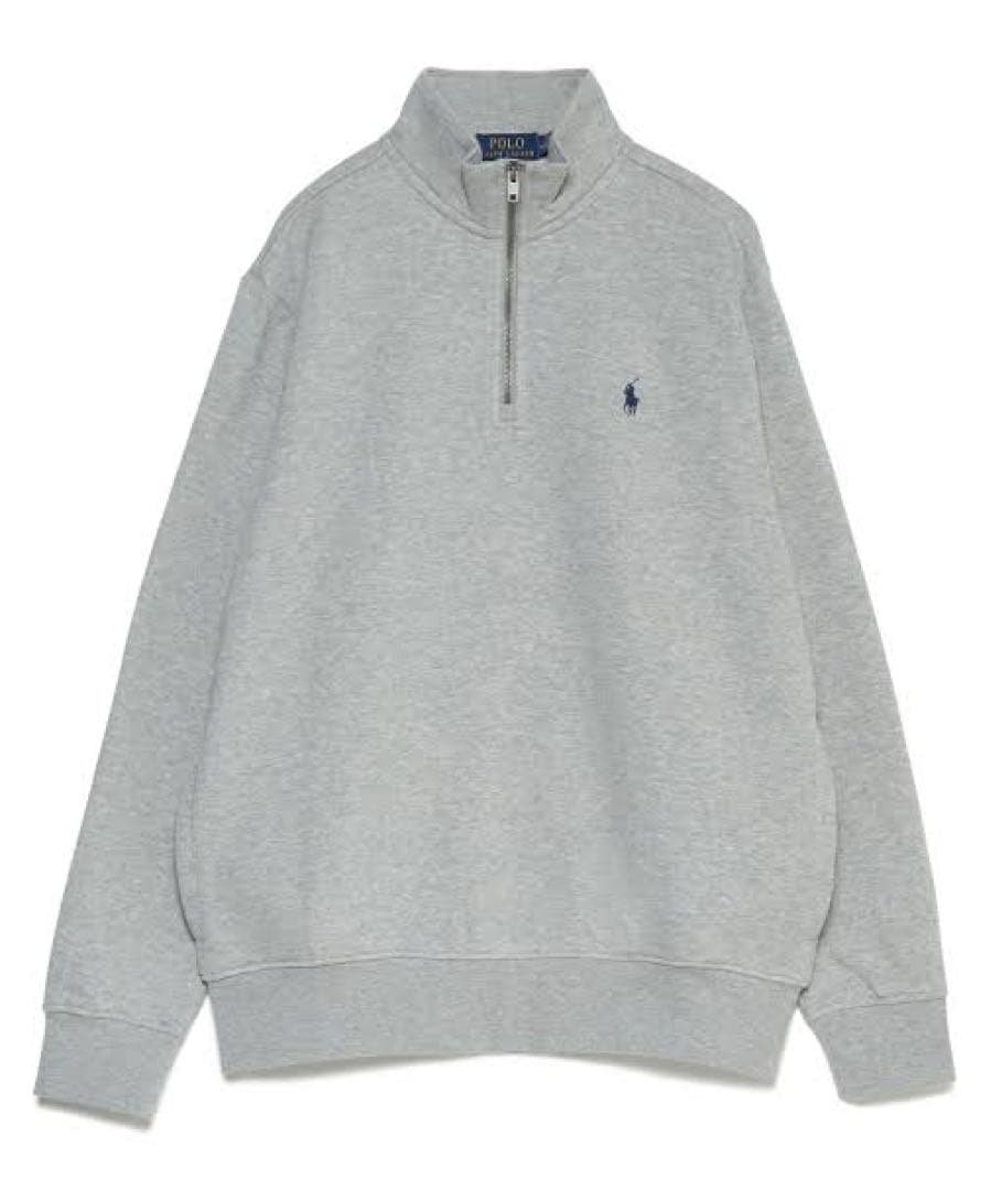 Polo Ralph Lauren グレー ハーフジップトレーナー ！？