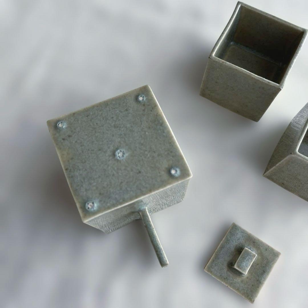 三笘修　朧釉　茶壺　茶杯(2客) セット　新品・未使用　小慢安渓鉄観音茶付き
