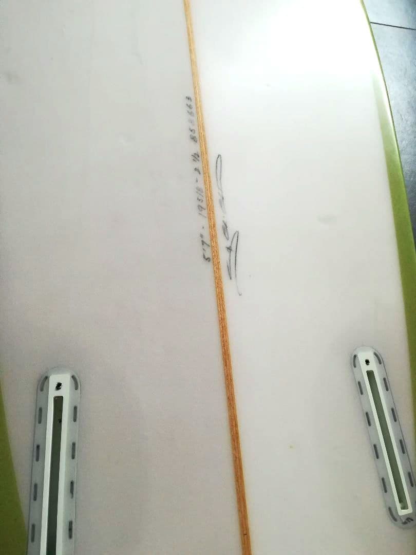 クリステンソン レーンスプリッター スワローテール 5'7ft フィン付き