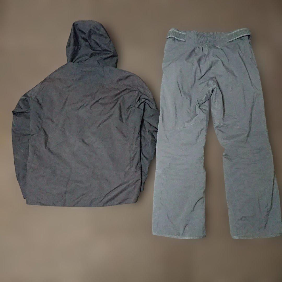 送料無料【PHENIX】ブラック×グレー×水色 スキーウェア上下セットXL/XL