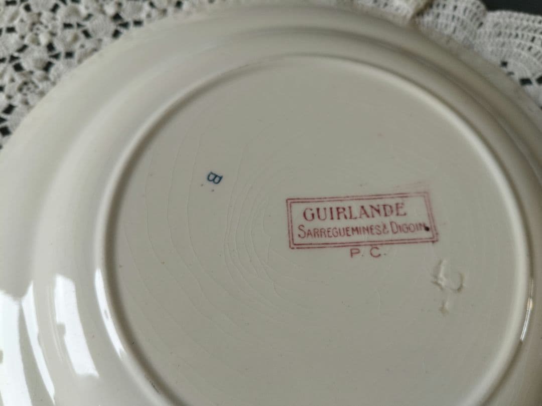 【11/5まで】サルグミンヌ　GUIRLANDEディナープレート２枚組