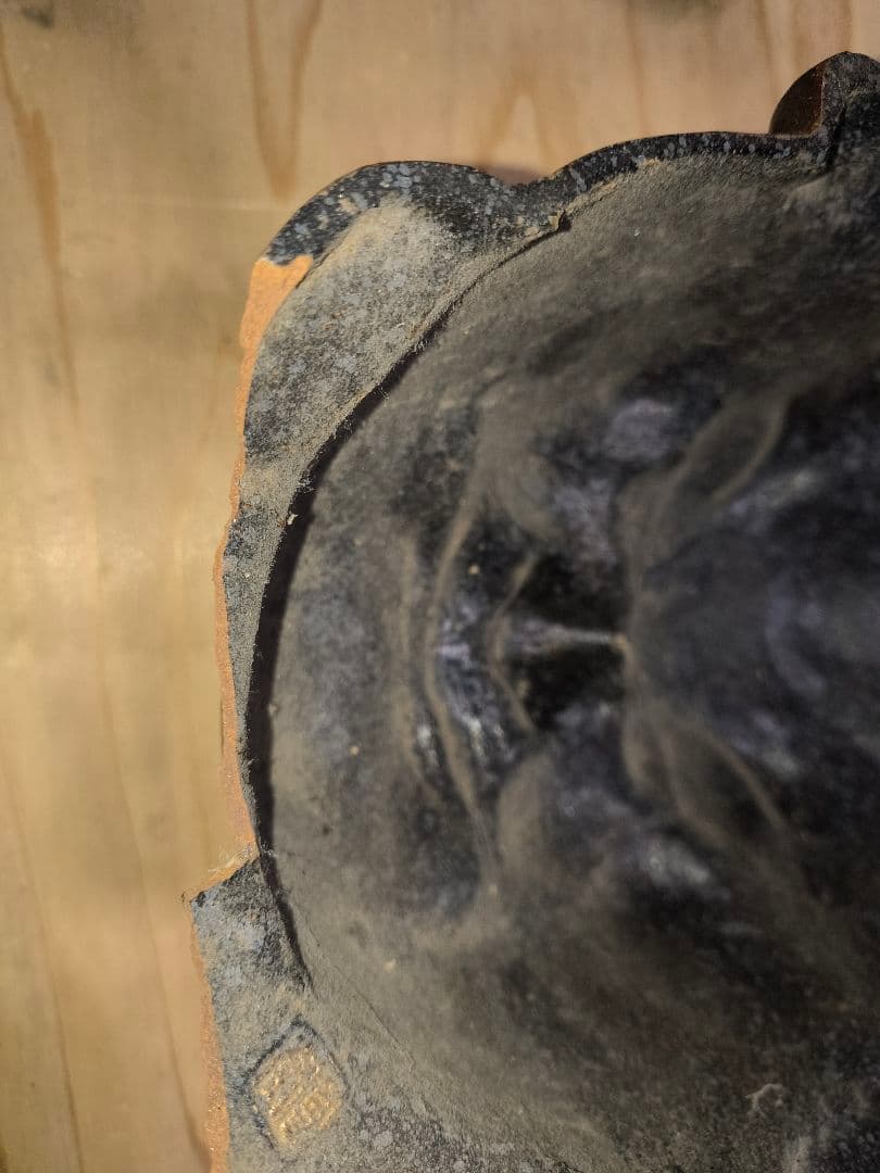 金剛力士立像　鉄面　観音　オブジェ