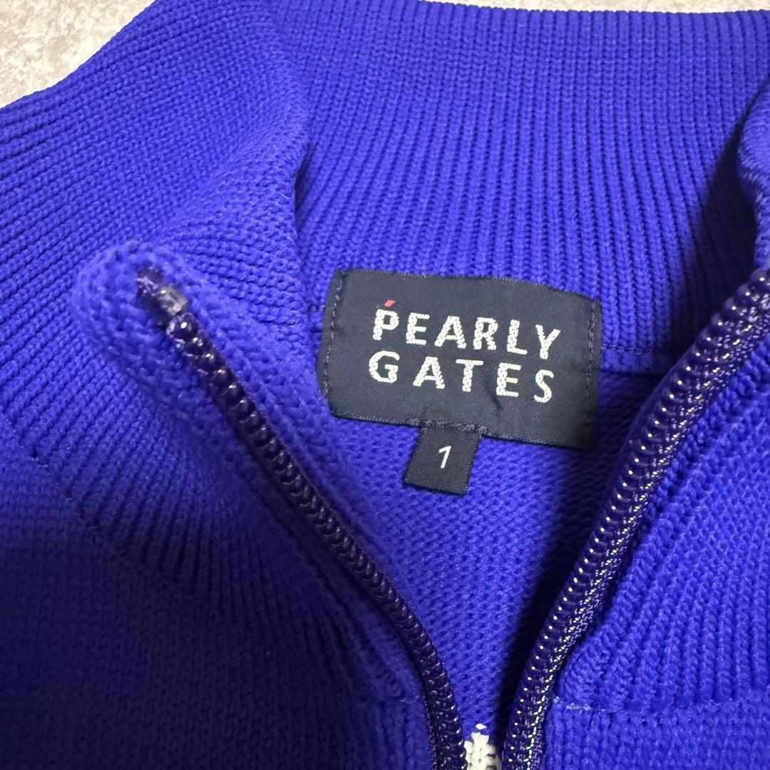 PEARLY GATESパーリーゲイツジップアップニットジャケットサイズ1美品