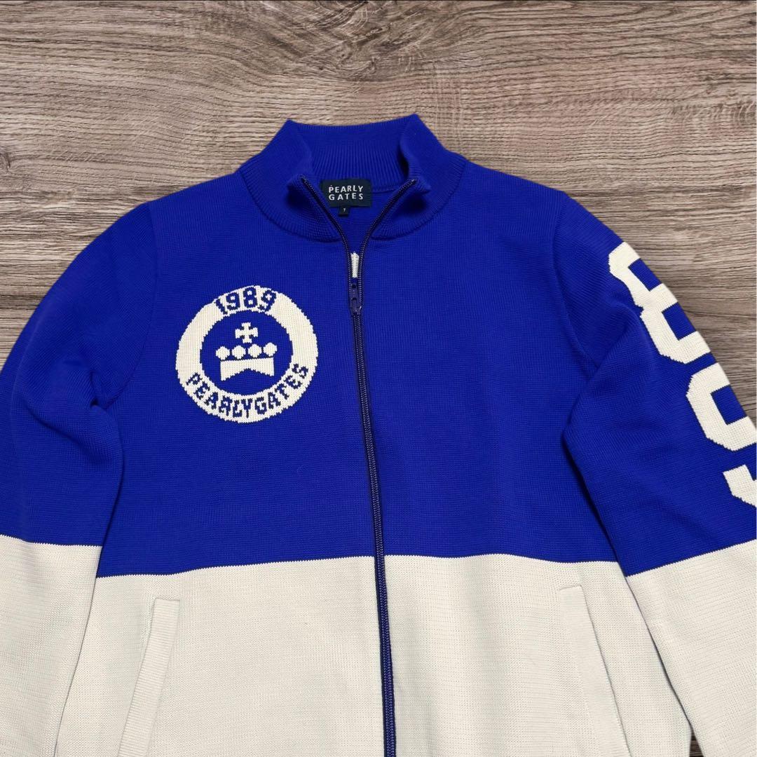 PEARLY GATESパーリーゲイツジップアップニットジャケットサイズ1美品