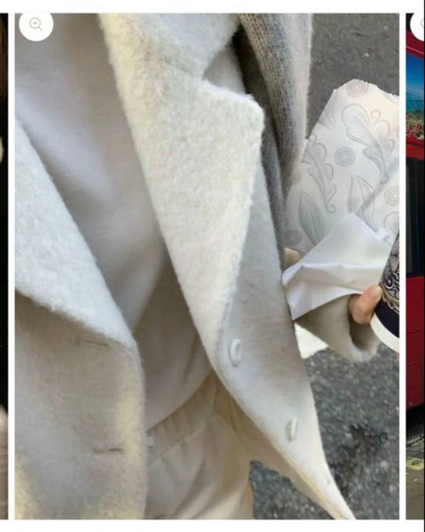 【leday】Ounce lily alpaca jacket ivory