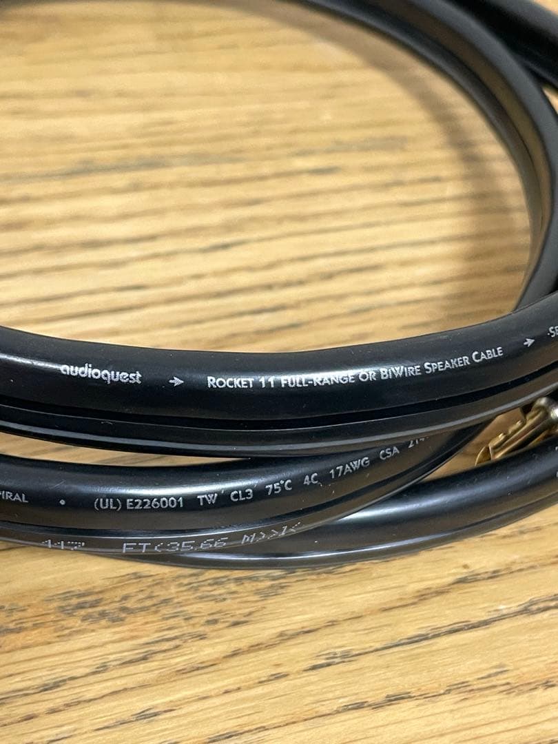 audioquest ROCKET 11 スピーカーケーブル 3m 2本セット