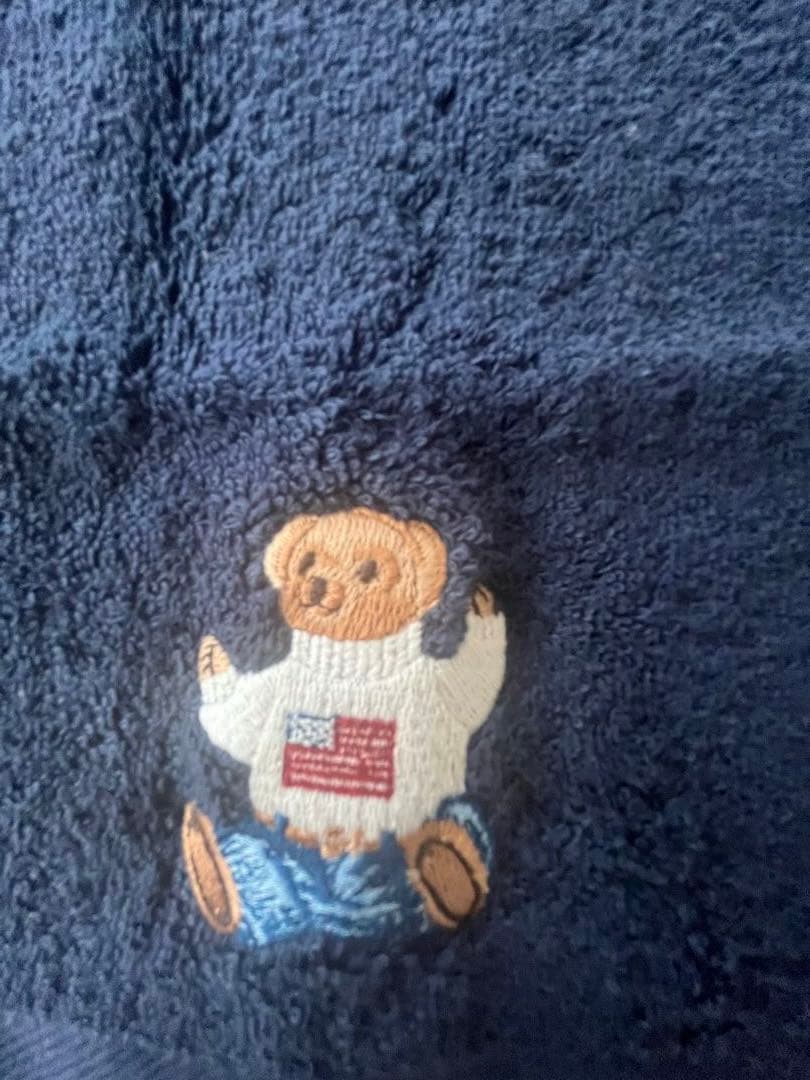お値下げ！ポロベア　ラルフローレン　刺繍タオルセット　ネイビー
