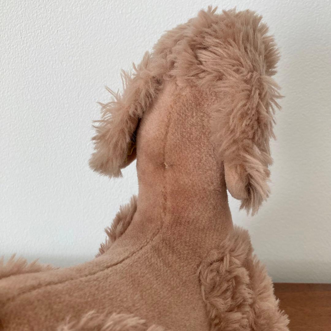 オールドシュタイフ　プードル　シュタイフ　ぬいぐるみ　ドイツ　ヴィンテージ