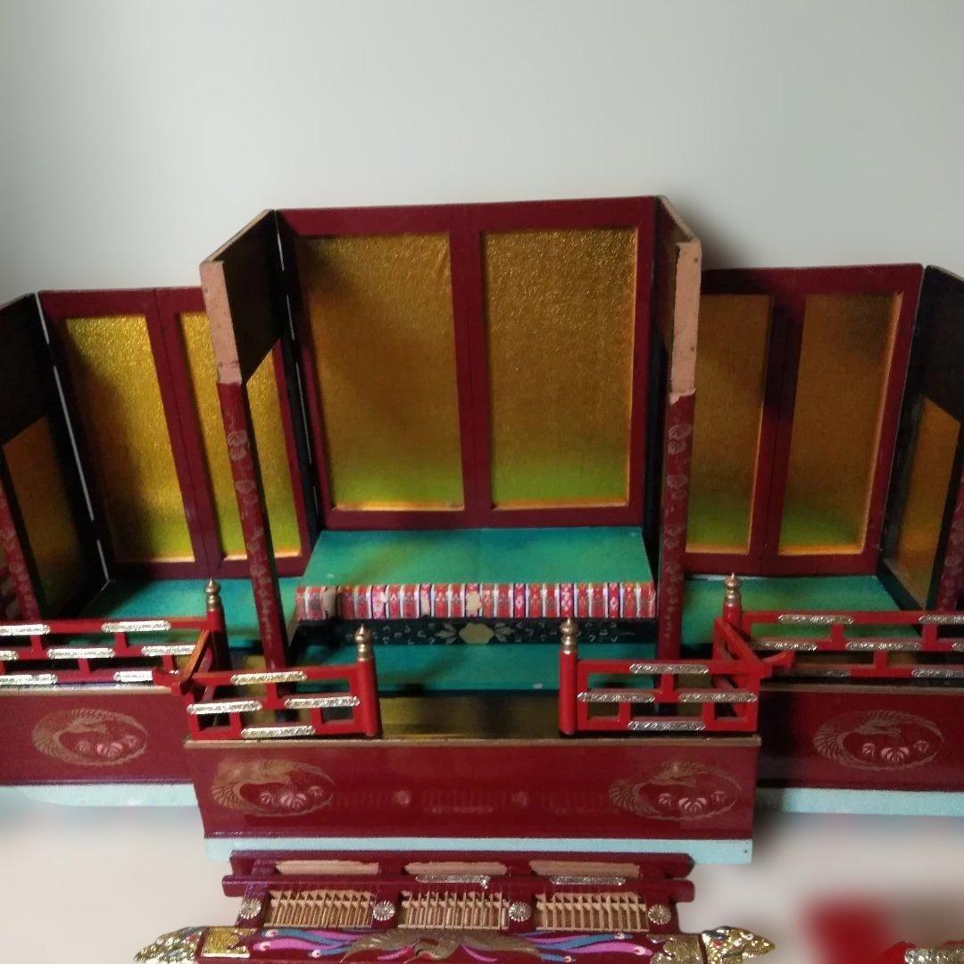 雛飾り　雛御殿　雛人形飾り