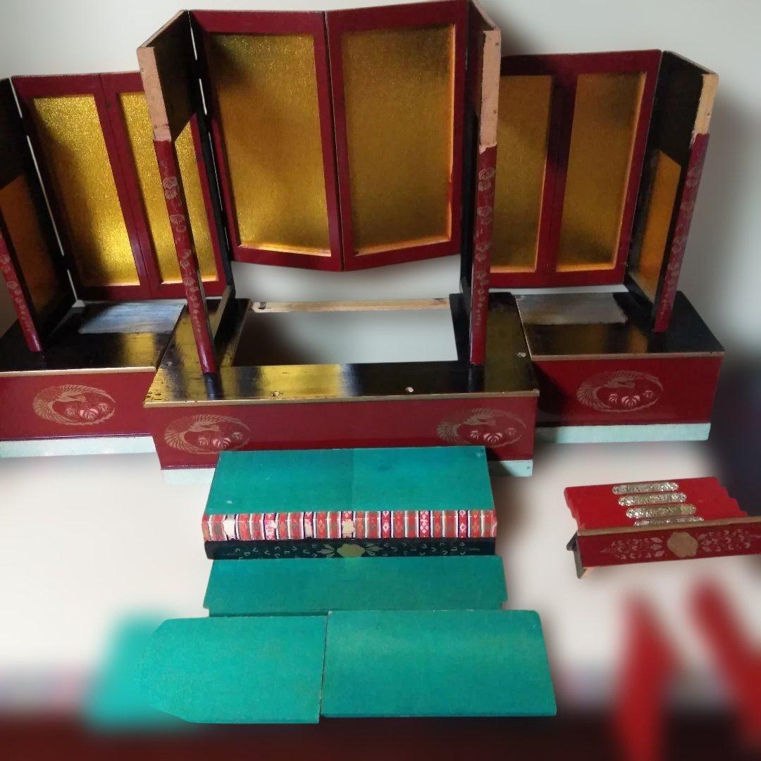 雛飾り　雛御殿　雛人形飾り