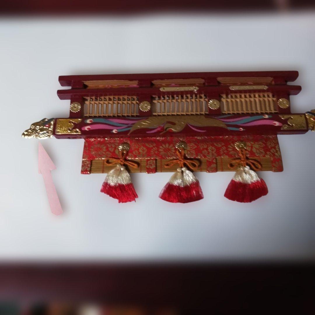 雛飾り　雛御殿　雛人形飾り