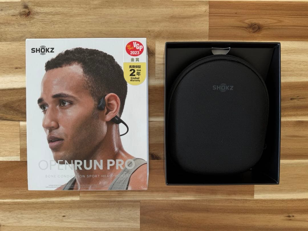 SHOKZ 「OpenRun Pro S810」ブラック骨伝導イヤホン