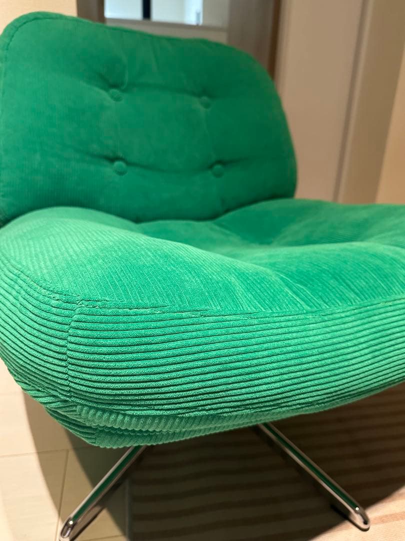 IKEA DYVLINGE グリーン コーデュロイ 1人掛けソファ