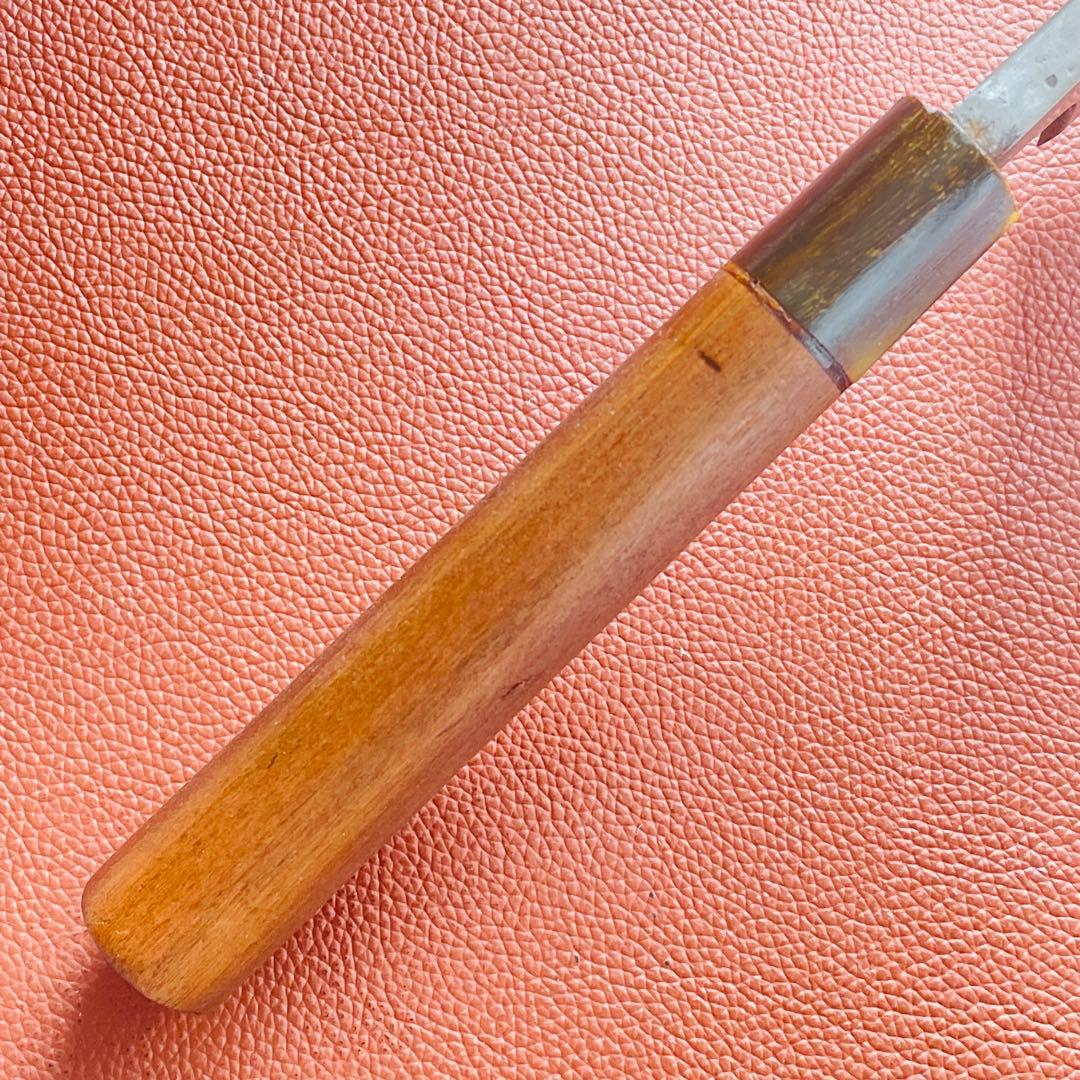 正本作　水牛柄付　大出刃包丁　刃渡り　205mm　手研ぎ済み