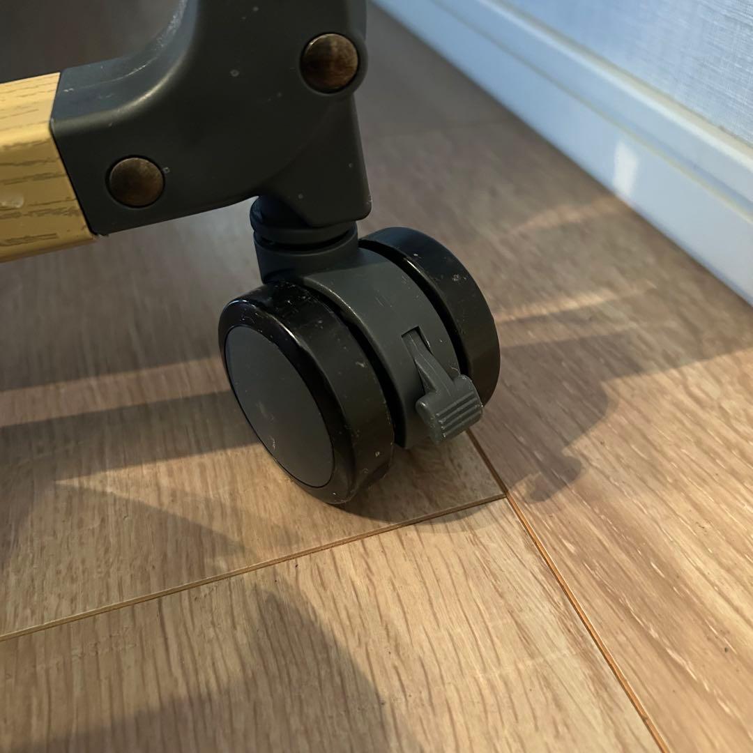 HZDMJ 2024新型ベビーベッド グレー 折畳可能