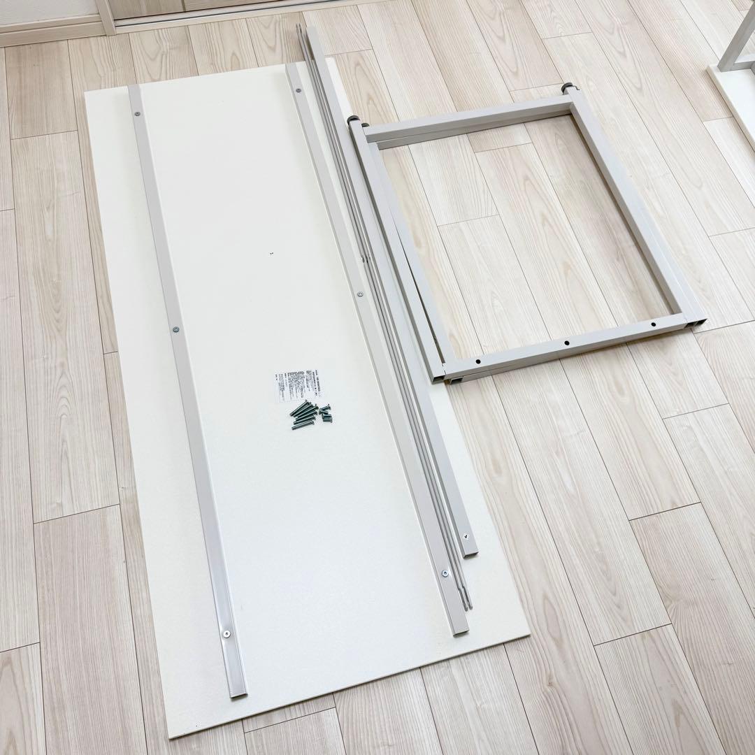 サンワダイレクト パソコンデスク 幅140cm×奥60cm シンプルワークデスク