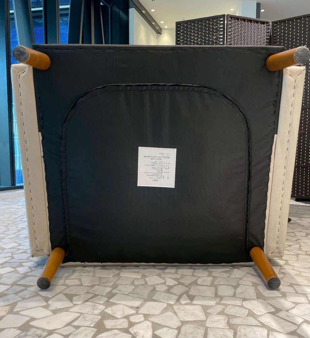 ソファー 一人用 ローソファー リクライニング フロアソファ 【ホワイト】