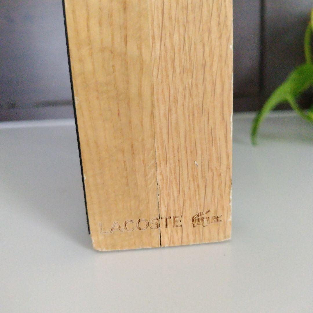 ②レア！LACOSTE 非売品 販促 店舗 木製オブジェ ワニとブリッジセット